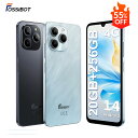 【SS限定価格で22,400円&P5倍】FOSSiBOT S2 SIMフリー スマートフォン 本体 8G+256GB 50万画素カメラ 6.72インチFHD+大画面 5000mAhバッテリー 18w急速充電 アンドロイド Android 14 スマホ 顔/指紋認証 NFC対応 技適/PSE認証済み