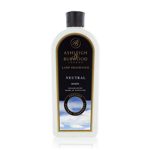 アシュレイ&バーウッド アロマグッズ 【Ashleigh & Burwood】アシュレイ＆バーウッド　フレグランスオイル　ニュートラル500ml　 消臭剤 フレグランスランプ 殺菌 消臭 抗菌効果 イギリス製 ギフトにおすすめ ロンドン発