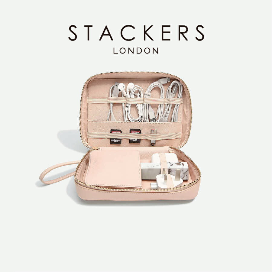【STACKERS】ケーブル収納バッグ Cable Tidy　ブラッシュピンク Blush Pink スタッカーズ 1
