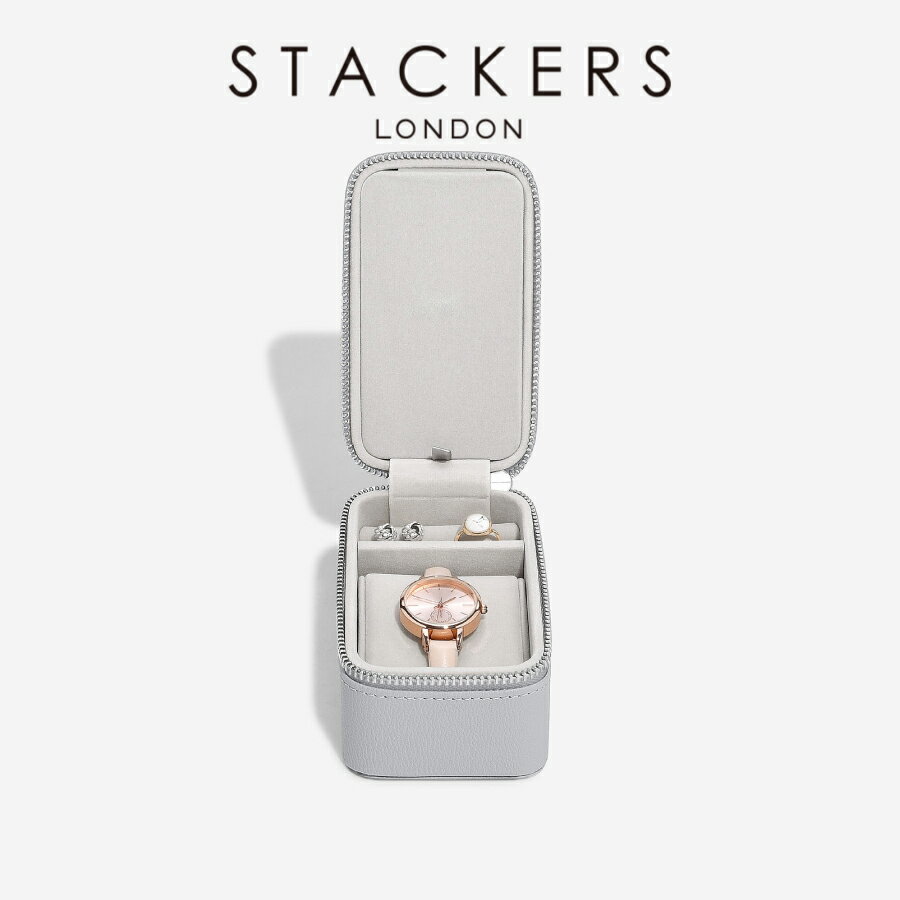 STACKERSۥ奨꡼åܥåڥ֥륰졼 Pebble Gray ȥ٥롡 Travel Jewellery & W...