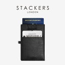 【STACKERS】パスポートケース　ブラック Black Passport Sleeve