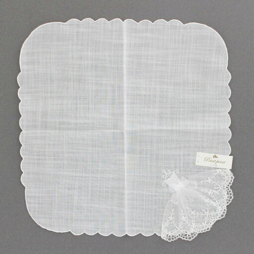 【 Point point 】ポワンポワン 刺繍ハンカチ ウェディング ドレス Wedding Dress ベトナム刺繍 手刺繍 【 Point point 】ポワンポワン 刺繍ハンカチ ウェディング ドレス Wedding Dress ベトナム刺繍 手刺繍