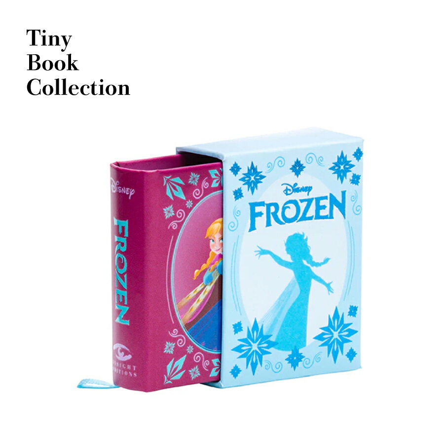 【 Books 】Tiny Book Collection アナと雪の女王 FROZEN　ミニチュア タイニーブック　5x4cm　ミニ絵本　Disney