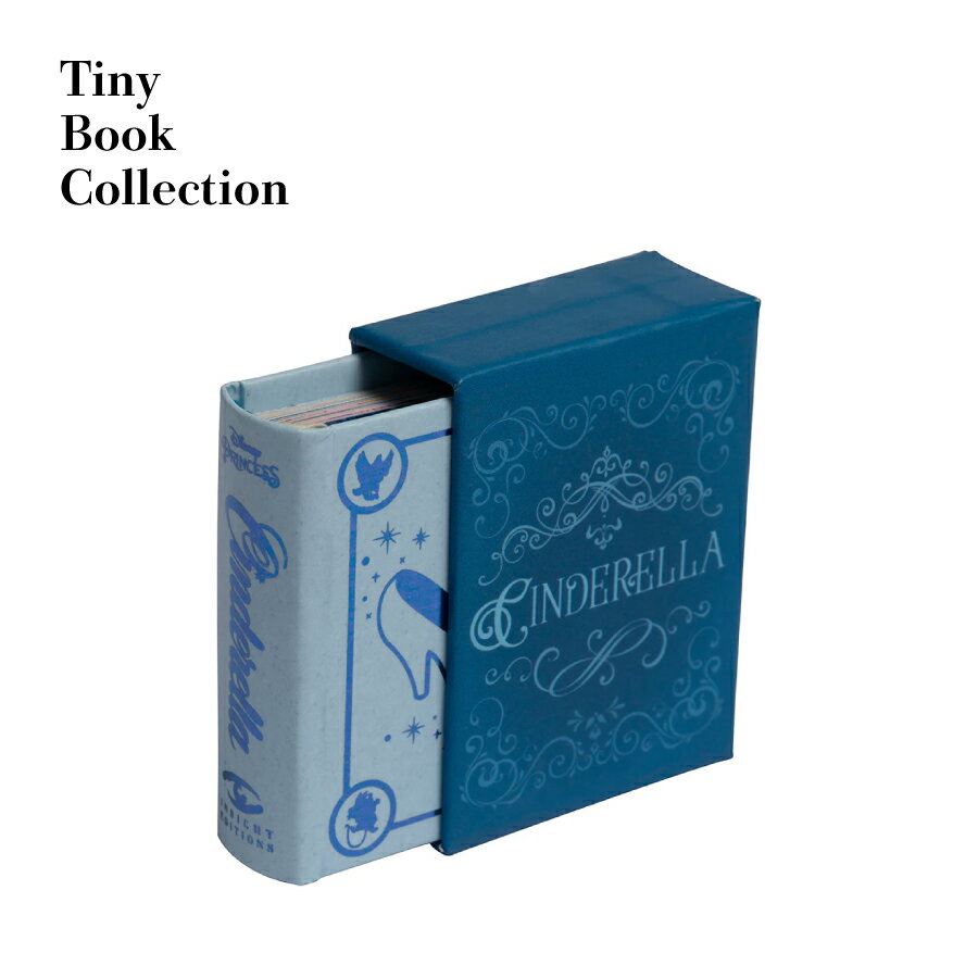 【 Books 】Tiny Book Collection シンデレラ CINDERELLA　ミニチュア タイニーブック　5x4cm　ミニ絵本　Disney PRINCESS