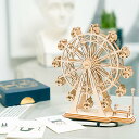 【Rolife】観覧車 Ferris Wheel 3D ウッドパズル 木製パズル DIY ミニチュア模型