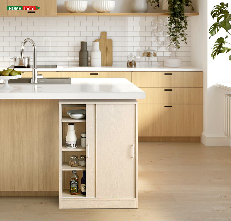 【5と0のつく日はポイントUP!】さわやかなカウンター下引き戸収納6020【北海道沖縄離島配送不可】【送料無料】