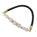 【25日限定25%OFFクーポン!】静電気除電 天然石入りブレスレット ローズクオーツ M【送料無料】【北海道沖縄離島配送不可】