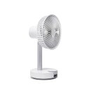 【10日限定20%OFFクーポン有&P5倍】BLUEFEEL BARSET 4D FAN 多機能コードレス卓上扇風機&サーキュレーター ホワイト BFN301-...