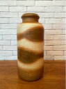 ★【全国送料無料】特大 ビンテージ 西ドイツ ファットラヴァ FATLAVA 花器 壺 花瓶 陶磁器 アート スターバースト アトミックデザイン1960年代 b...