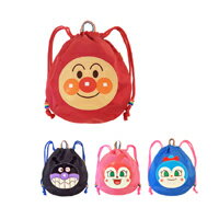 アンパンマン ナップサック あんぱんまん ダイカット巾着 ANPANMAN 巾着リュック ばいきんまん