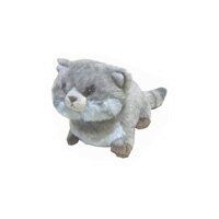 樂天商城 - かわいいねこ ぬいぐるみ ねこ グレイ色 ブラウン色 猫ぬいぐるみ インテリア 癒しネコ ねこぬいぐるみ インテリアキャット