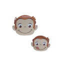 おさるのジョージ 財布 コインパースおさるのジョージ バック Curious George ジョージサイフ フェイス ブラウン色 おさるのジョージさいふ 小銭入れ ウオレット