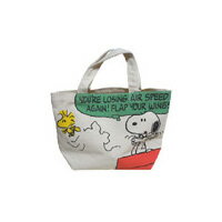 スヌーピー ミニトート 帆布生地 お弁当グッズ おでかけ ピクニック SNOOPY レディーストート ピーナッツ 1000円ポッキリ