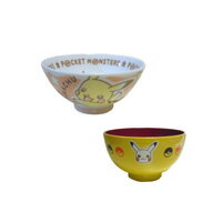 ピカチュー セット お茶碗 ポケットモンスター おちゃわん 汁椀 ポケモン 2点セット イエロー色 ピカチュ ギフト ポケモングッズ