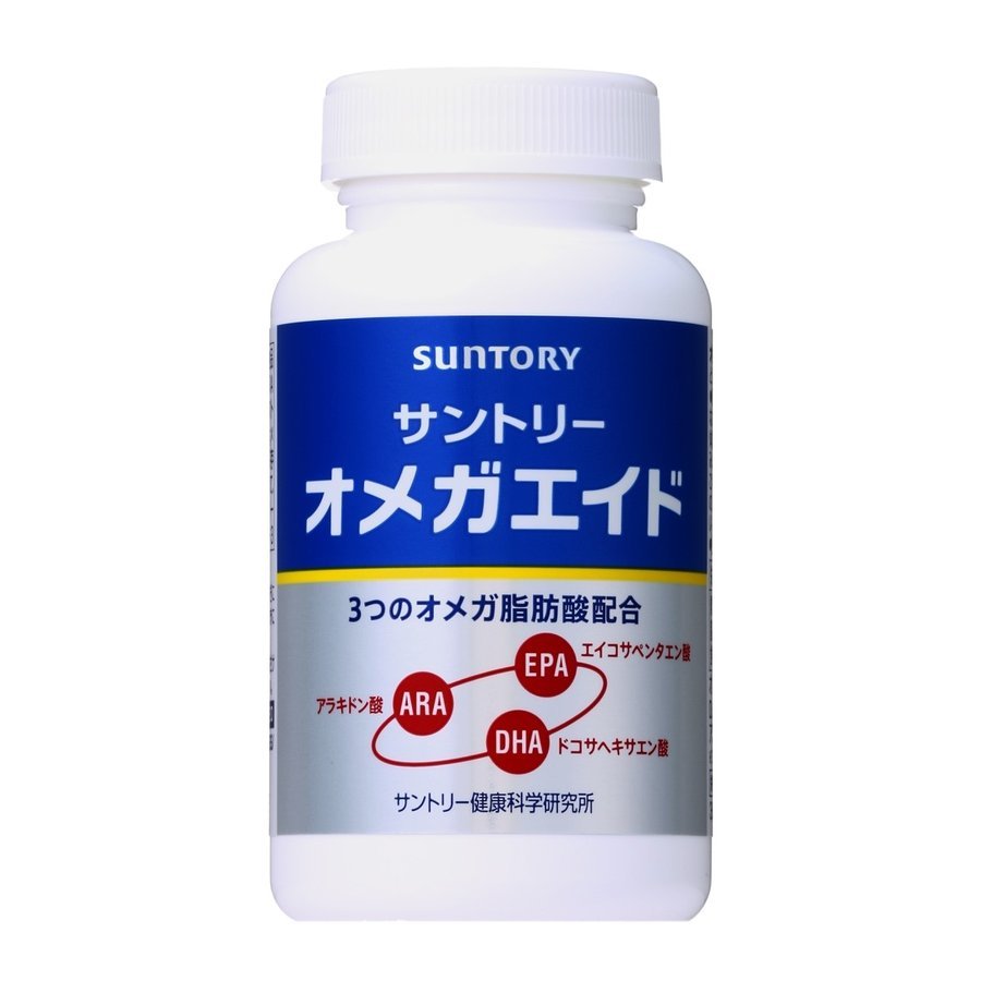 サントリー オメガエイド 1個(180粒) SUNTORY 送料無料【定形外郵便】※3個以上購入を希望される方は、3個セットの商品ページからご購入ください。