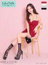 ROBE de FLEURS キャバドレス ミニ XS~Mサイズ ツイード セットアップ リボン レディース ノースリーブ ローブドフルール キャバ ドレス セクシー 送料無料 ミニドレス キャバ嬢 キャバクラ 結婚式 ラウンジ シンプル 大人 シンプル ミニスカート fm3741