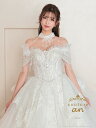 クチュールアン couturean ロング キャバ ドレス オフショルダー レース 刺繍 フリル チョーカー ビジュー フレア バースデー 誕生日 送料無料 ワンピース ANDY アンディ キャバ嬢 キャバクラ ブランド ラウンジ 結婚式 パーティー 同伴 aocwd038