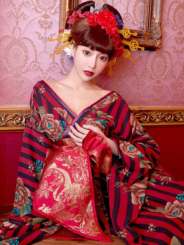 即出荷可ランキング1位 花魁 花魁 コスチューム ティカ キャバクラ Tika 帯 花柄 着物 簡単 タイトミニドレス 明日花キララ ストライプ コスプレ 衣装 ハロウィン コスプレ キャバ嬢 セクシー 大人 レディース 仮装 和装 ドレス 和服 ハロウィンコスプレ お化けの日