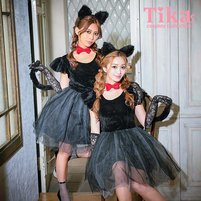 楽天市場】猫 コスプレ(ドレスのシルエットミニドレス)の通販 楽天市場】猫 コスプレ(ドレスのシルエットミニドレス)の通販