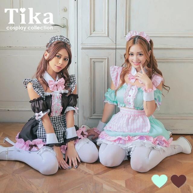 ハロウィンコスプレ メイド服 衣装 レディース ブラウン ブラック ミント ピンク 激安 トップス スカート セクシー コスチューム メイドコスプレ 大人 レディース ミニスカ カチューシャ 可愛い ミニ丈 ウエイトレス 制服 ハロウィン コスプレ 2023 茶色 仮装 エロ キャバ嬢