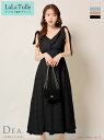 キャバドレス DEA by ROBE de FLEURS ロング フレア チェック柄 サテン ワンピース S~Lサイズ レディース 大きいサイズ ディア バイ ローブドフルール キャバ リボン ドレス 送料無料 キャバ嬢 キャバクラ セクシー シンプル 結婚式 ウエストマーク de3368