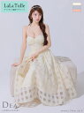キャバドレス DEA by ROBE de FLEURS サテン ロング ワンピース 春 S~Lサイズ レディース 大きいサイズ キャバ ドレス キャバ嬢 キャバクラ セクシー 上品 キャミソール Aライン 袖 谷間見せ 結婚式 ピンク ディア バイ ローブドフルール 送料無料 de3784
