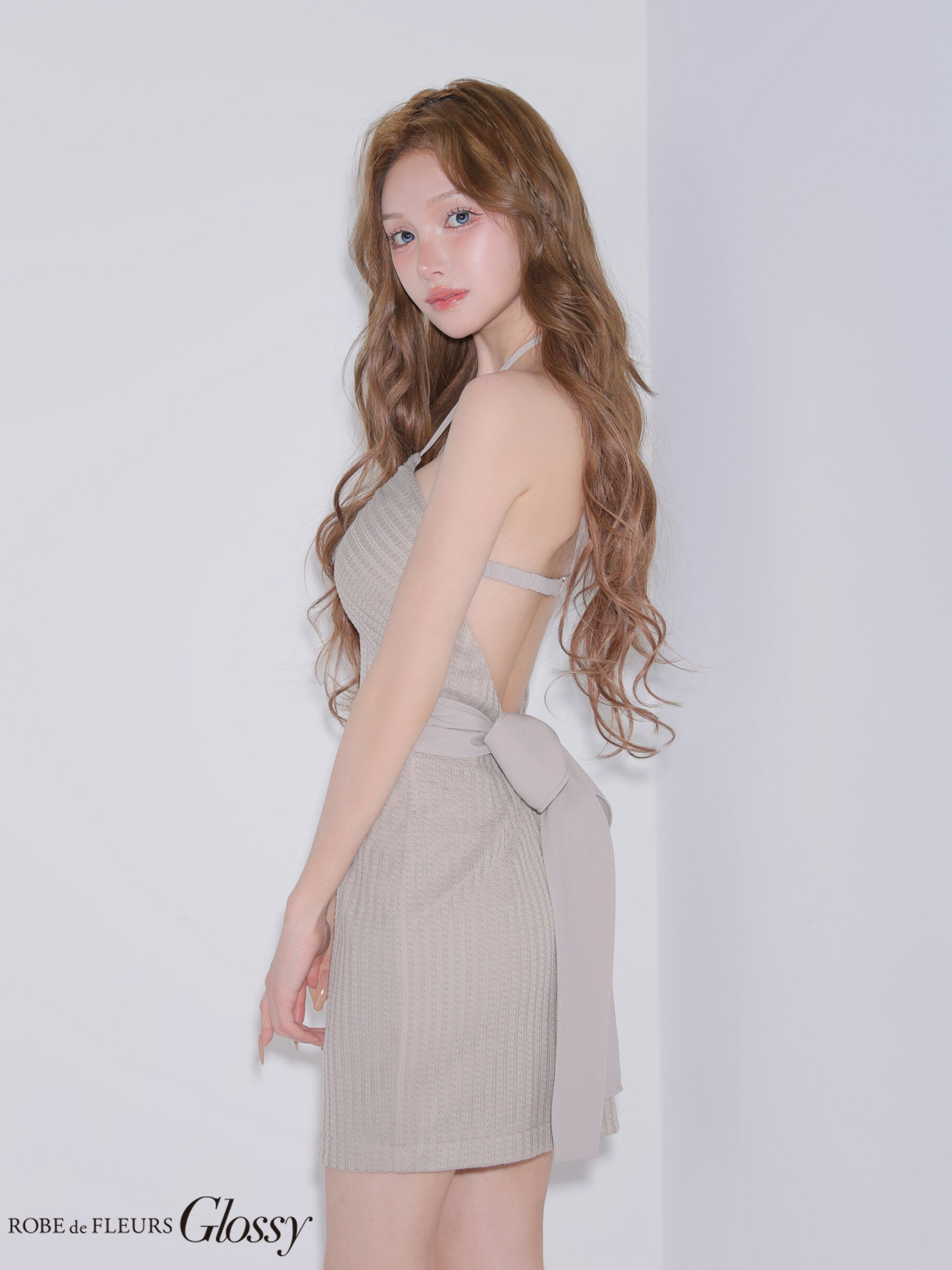 ROBE de FLEURS Glossy【盛りブラ今ならプレゼント 】キャバドレス ミニ タイト ワ...