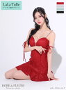 ROBE de FLEURS キャバドレス ミニ ラメニット リボン フレア スパンコール ワンピース XS~Mサイズ レディース ローブドフルール キャバ ドレス セクシー 送料無料 ミニドレス キャバ嬢 キャバクラ フロントジップ キャミソール 結婚式 上品 可愛い fm3280