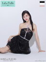 ROBE de FLEURS キャバドレス ミニ バレエコア ラメ チュール ワンピース フレアワンピース ホルターネック ビジュー XS~Mサイズ レディース ローブドフルール キャバ ドレス セクシー 送料無料 ミニドレス キャバ嬢 キャバクラ ノースリーブ 可愛い fm3754