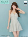 【盛りブラ付き】ROBE de FLEURS キャバドレス ラメニット ミニ フレア ワンピース XS~Mサイズ レディース ローブドフルール キャバ ドレス セクシー ミニドレス キャバ嬢 キャバクラ ホルターネック フロントジップ ビジュー ノースリーブ かわいい 白 黒 送料無料 fm4313