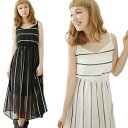 大きいサイズ レディース マキシ ワンピース ストライプ サマー 夏 夏物 夏服 夏用 涼しい マキシ丈 リゾート ロングワンピース キャミワンピース ロングス...