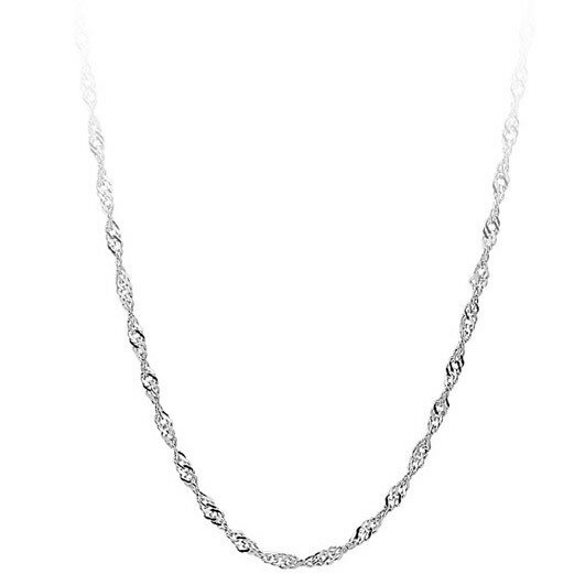 S925ネックレス silver925 シルバーネックレス 誕生日プレゼント 結婚記念日プレゼント シルバーネックレス きへいチェーン あずきチェーンのねじねじタイプ