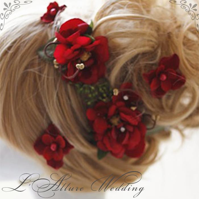 【商品リニューアル】二次会 パーティー ウェデイングアクセサリー ブライダル 結婚式 ヘッドドレス ティアラ 舞台/写真/コーラス/演出 成人式 高級造花ヘッド...