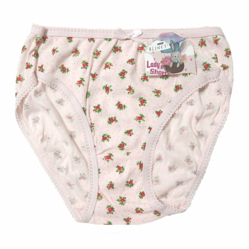 ショーツ レディース 単品 花柄 フラワー 花 綿混【メール便 送料無料】カジュアル 下着 ランジェリー シンプル セールM ピンク ショーツ セット フルバッ...