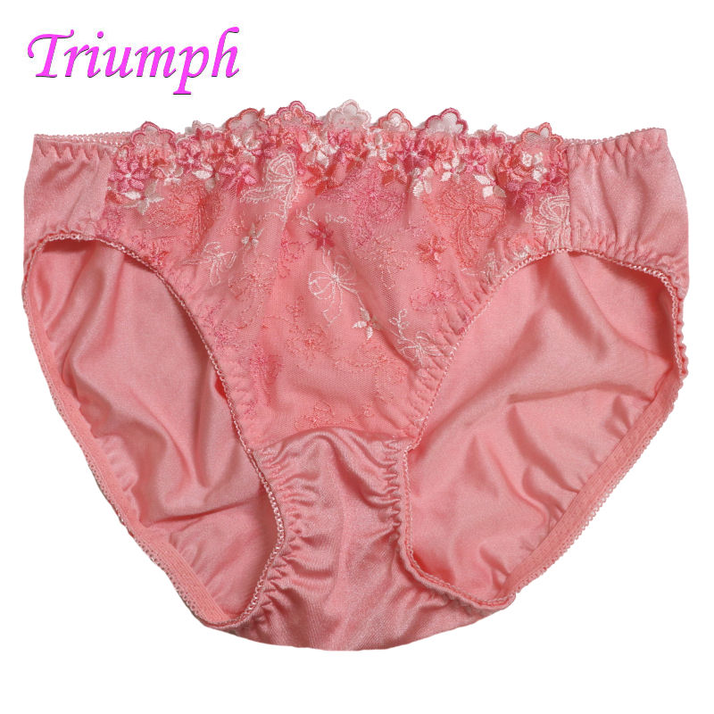 乐天商城 - Triumph トリンプ ショーツ レディース 単品 ゴージャス レース 花 刺繍 フェミニン 下着 ランジェリー シンプル セールM ピンク ストレッチ 縦横のびのび レギュラー スタンダード j166m