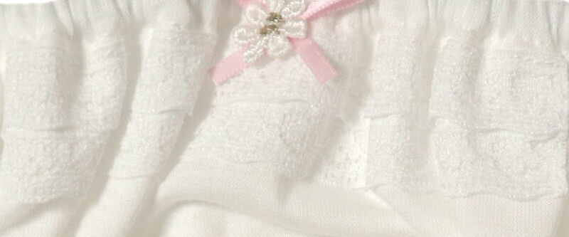 ショーツ レディース 日本製 綿100％ 単品 メール便 シンプル 下着 ランジェリー シンプル セール Mサイズ オフホワイト レース スキャンティ レトロ ストレッチ インゴム ショーツ フルバック レディースインナー スタンダード 女性用 レディースショーツ h404 2