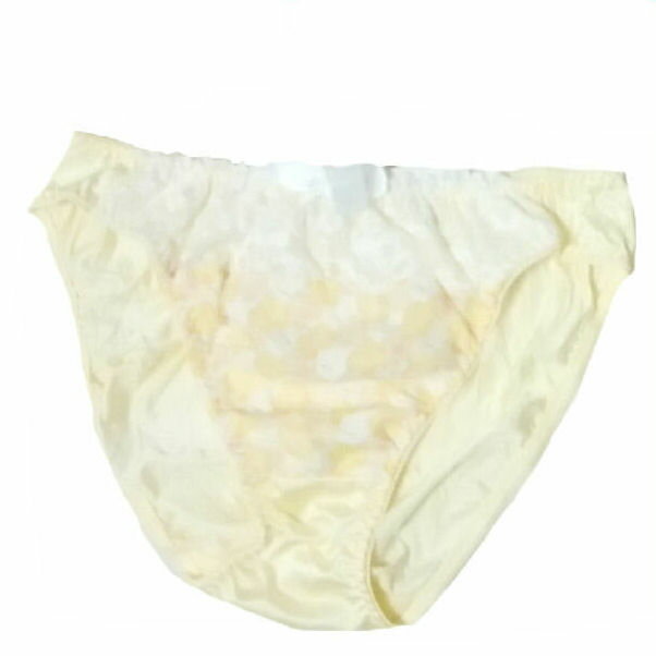 ショーツ レディース レース メール便 大きいサイズ 単品 下着 ランジェリー シンプル フルバック セール サイズL 薄イエロー フェミニン プチゴージャス ...