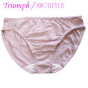 Triumph トリンプ【アモスタイル】AMOSTYLE ショーツ レディース 単品 レース 刺繍 フェミニン 下着 ランジェリー シンプル セールM/L ピン...