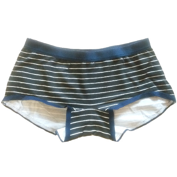 ショーツ レディース 単品 ボーダー 綿混 カジュアル 下着 ランジェリー シンプル セールM 黒 白 ブラック ショーツ セット ボクサーショーツ ボックスシ...