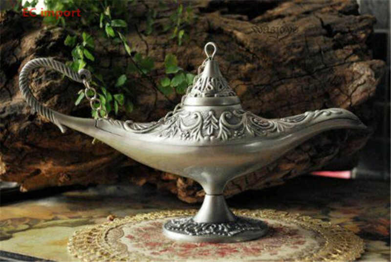 置物 アラジン 魔法のランプ 神秘的 個性的 アンティークシルバー (Aタイプ 大)