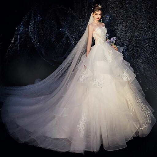 結婚式 花嫁 ウェディングドレス 二次会 披露宴 パーティードレス ワンピース プリンセスドレス wedding dress ブライダル ロングドレス トレーン お嬢様 パーティードレス アシンメトリー セミオーダー/編み上げ 結婚式 花嫁 ウェディングドレス 二次会 披露宴 パーティードレス ワンピース プリンセスドレス wedding dress ブライダル ロングドレス トレーン お嬢様 パーティードレス アシンメトリー セミオーダー/編み上げ