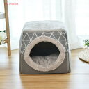 猫の巣 冬 暖かくする 密閉型犬小屋 四季 ペット用品 寝床 可愛い 犬ベッド 猫用ベッド ペット用ベッド 冬物 Lサイズ