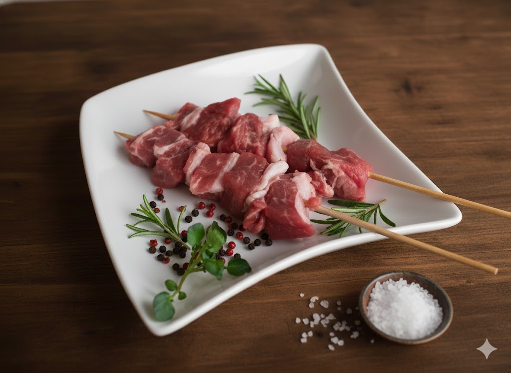 ラム串 4本 冷凍真空パック（焼肉・BBQ・等）