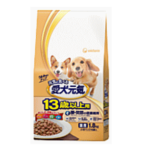 ユニ/チャーム ペットケア 愛犬元気 13歳以上 ささみ/ビーフ/緑黄色野菜/小魚 1.8kg