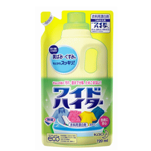 花王　衣料用漂白剤　ワイドハイター　【詰め替え用】　720ml×15個[ケース販売](3)