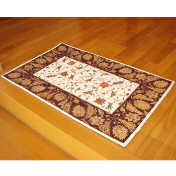 マルナカ玄関マット　ゴブラン織　シャルトル 【60×90cm】　BR-ブラウン