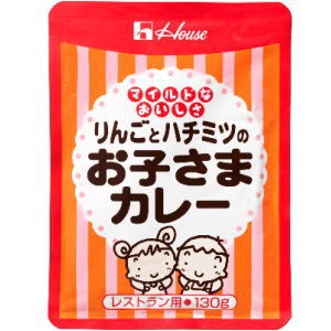 ハウス りんごとハチミツのお子さまカレー 130g×30個［ケース販売］