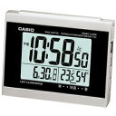 【送料無料】CASIO カシオ 電波目覚し時計 温度・湿度計付き DQD-710J-8JF シルバー