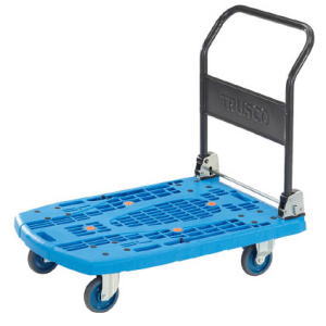楽天市場】トラスコ 台車 カルティオ ブルーの通販