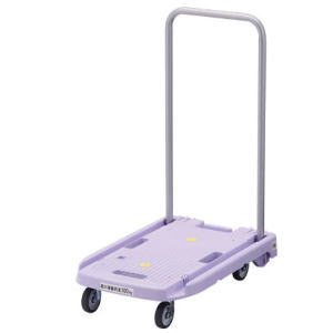 TRUSCO トラスコ 樹脂台車 こまわり君 省音G車輪 パープル MP-6039N2-PU